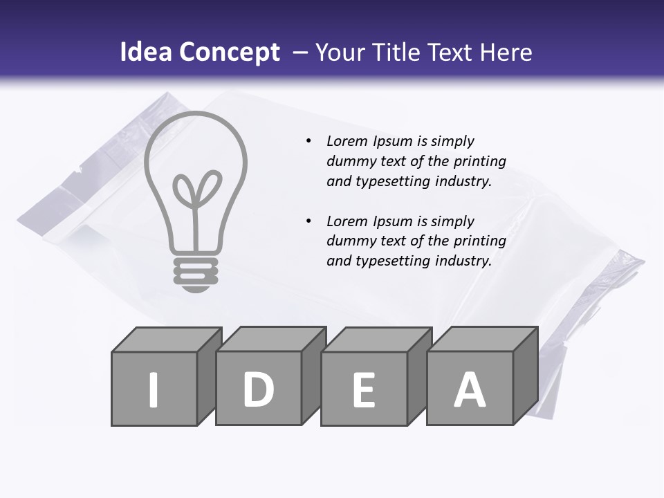 Desert Liquid Isolated PowerPoint Template