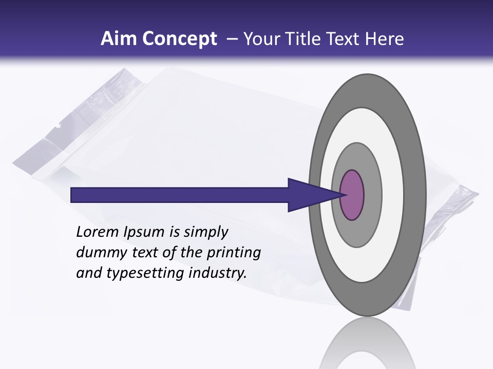 Desert Liquid Isolated PowerPoint Template