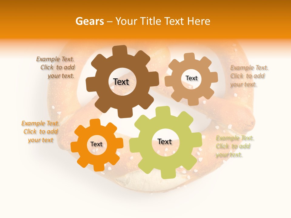 Unhealthy Bread Breakfast PowerPoint Template