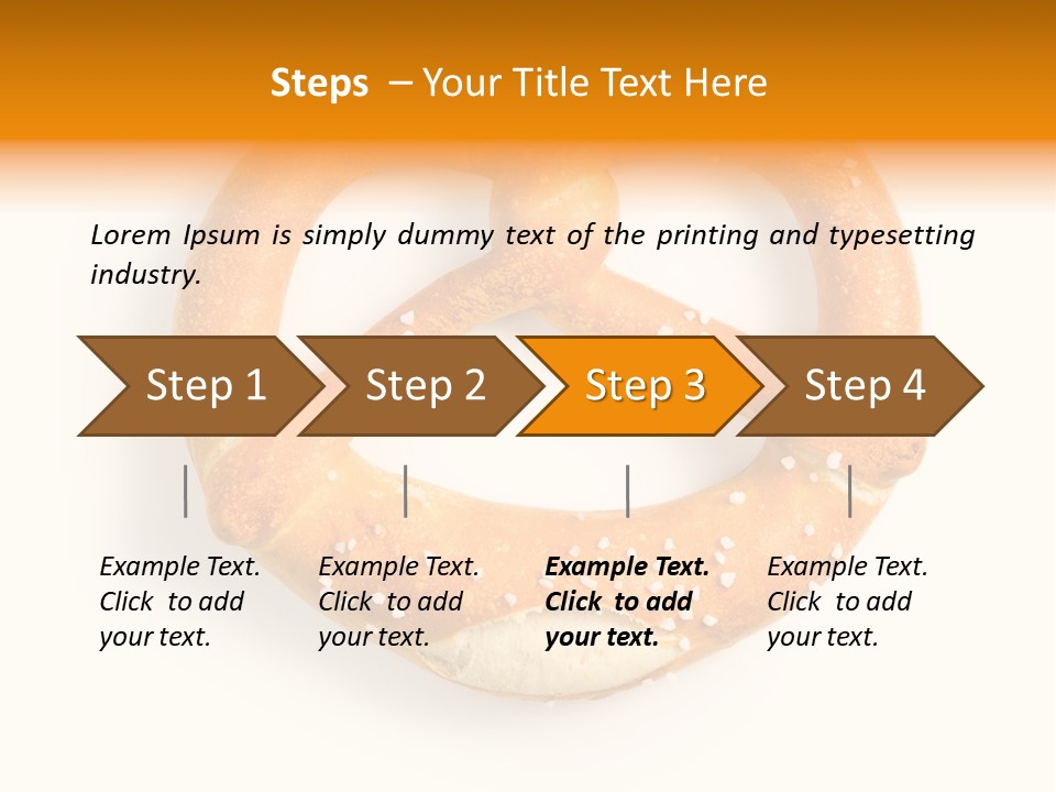 Unhealthy Bread Breakfast PowerPoint Template