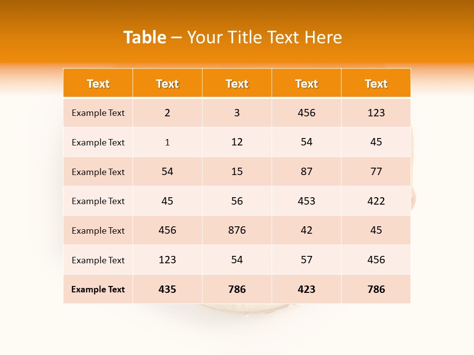 Unhealthy Bread Breakfast PowerPoint Template