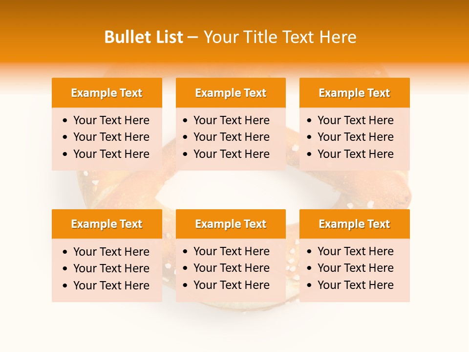 Unhealthy Bread Breakfast PowerPoint Template