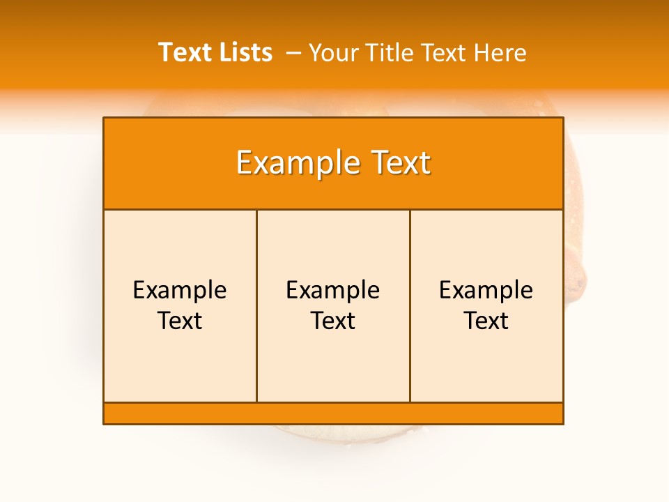 Unhealthy Bread Breakfast PowerPoint Template