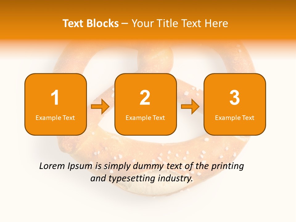 Unhealthy Bread Breakfast PowerPoint Template