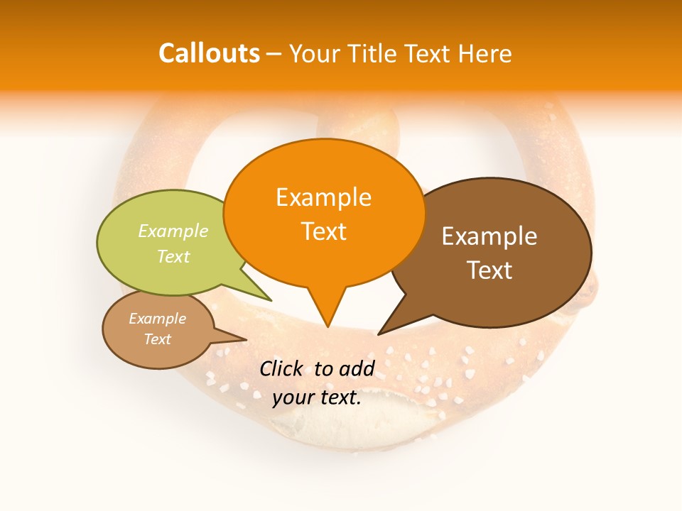 Unhealthy Bread Breakfast PowerPoint Template