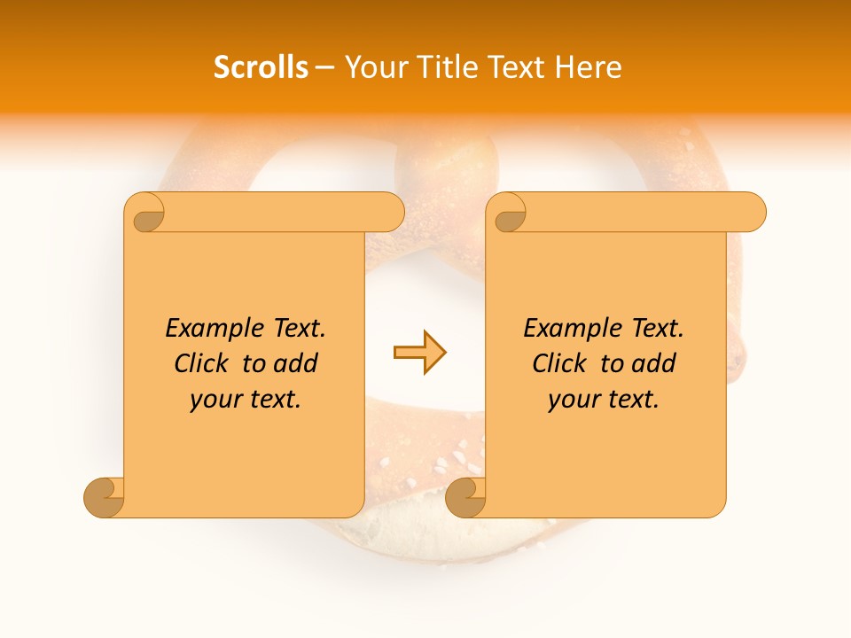 Unhealthy Bread Breakfast PowerPoint Template