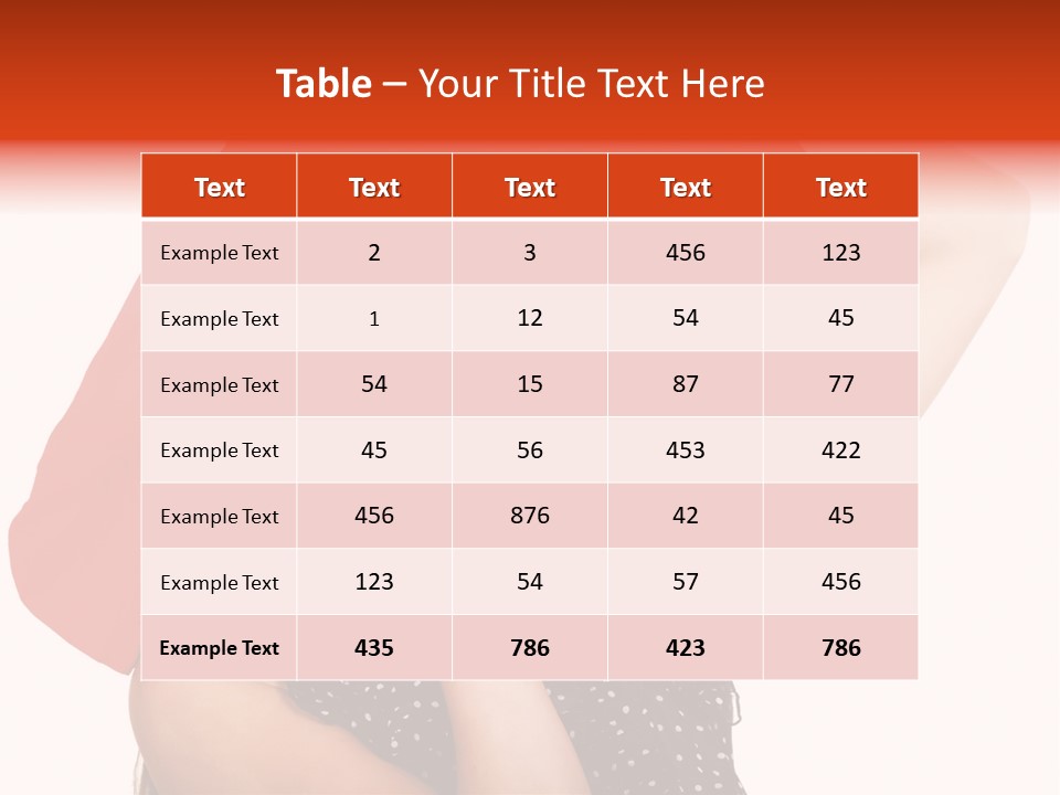 Freshness Person Fresh PowerPoint Template