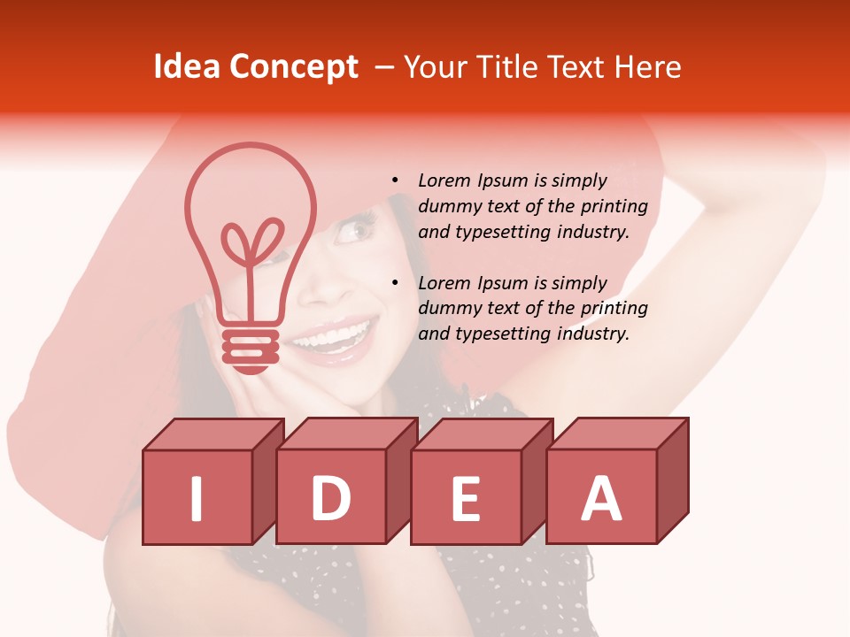 Freshness Person Fresh PowerPoint Template