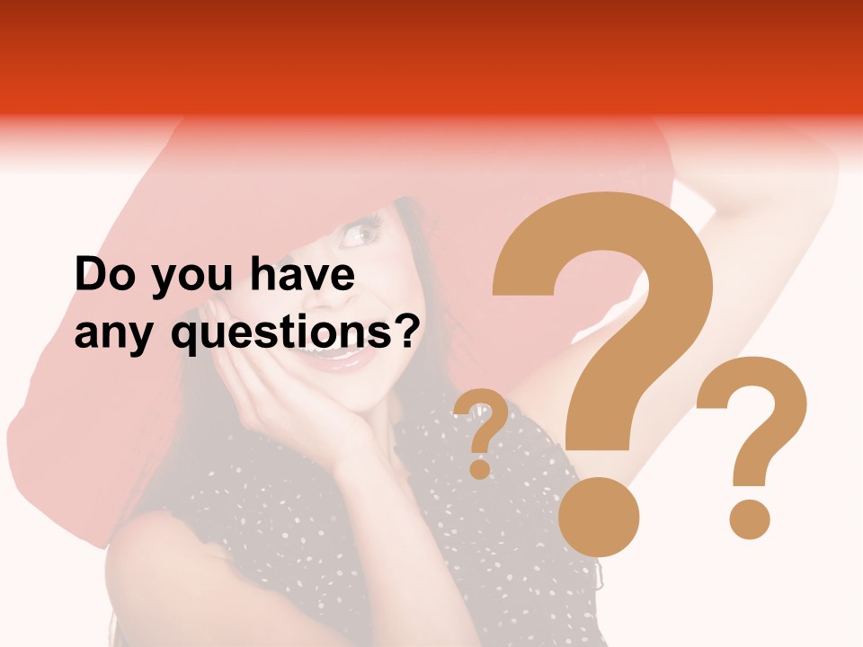 Freshness Person Fresh PowerPoint Template