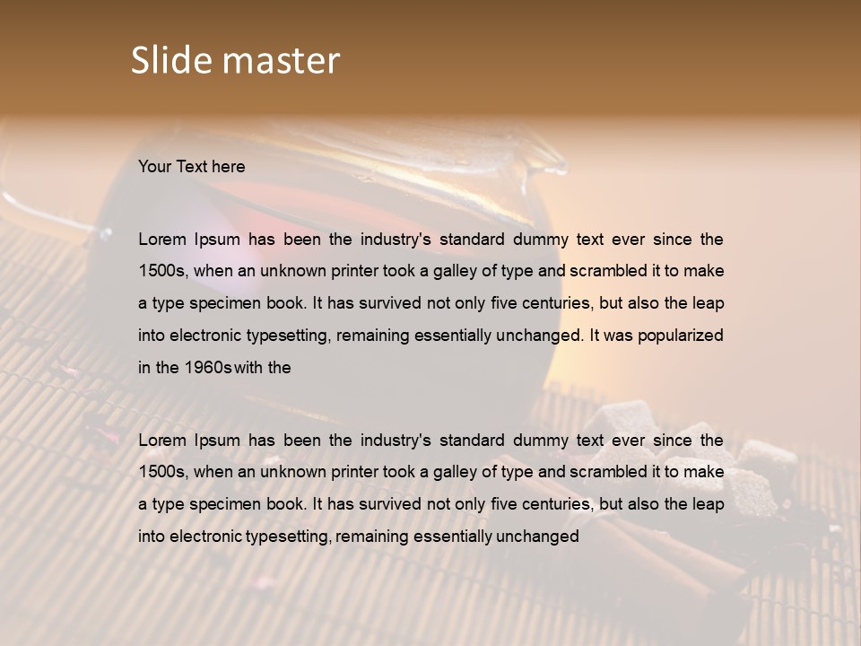 Cinnamon Taste Green PowerPoint Template