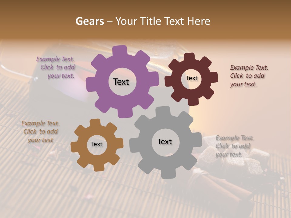 Cinnamon Taste Green PowerPoint Template