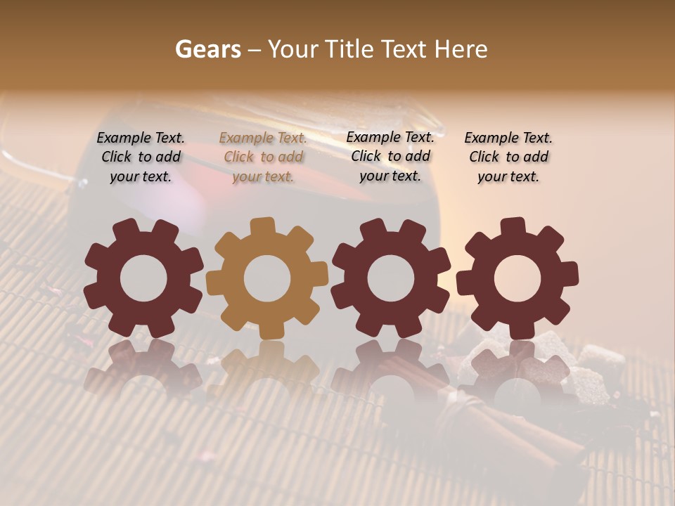 Cinnamon Taste Green PowerPoint Template