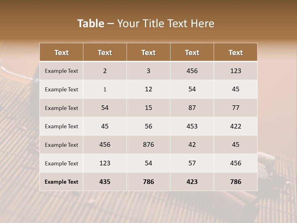Cinnamon Taste Green PowerPoint Template