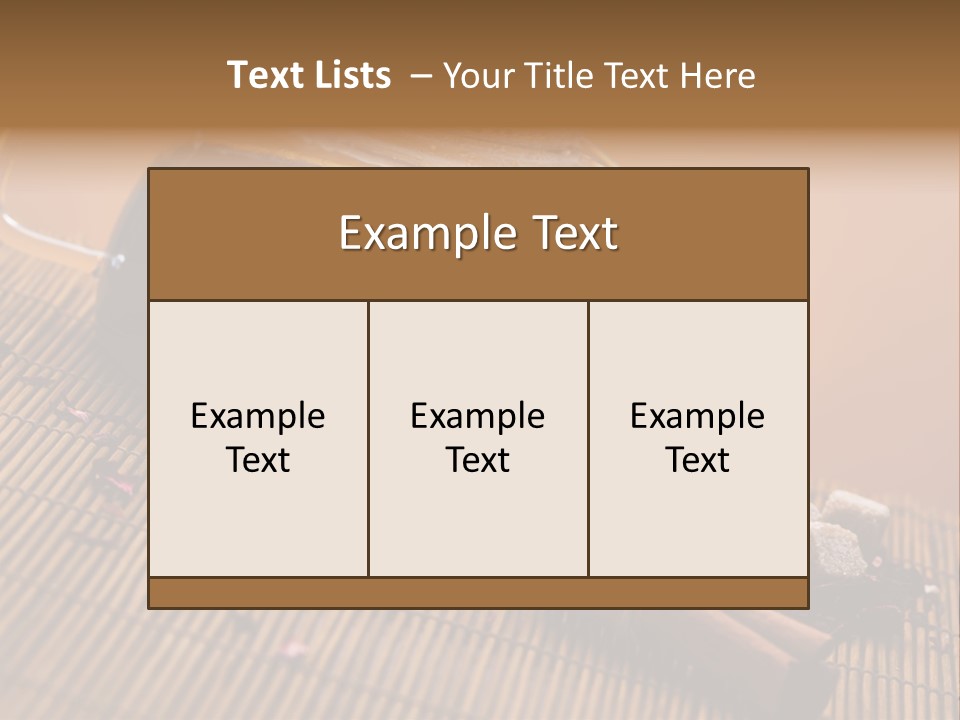 Cinnamon Taste Green PowerPoint Template