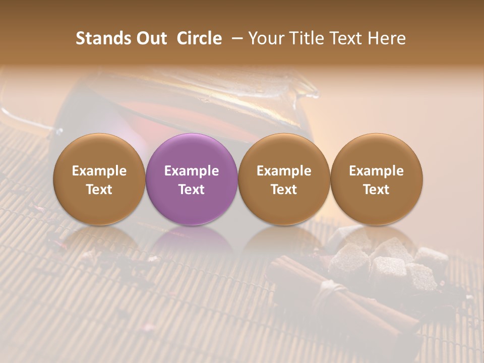 Cinnamon Taste Green PowerPoint Template