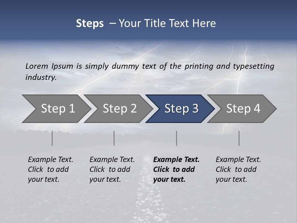 Photography Scenery Ominous PowerPoint Template