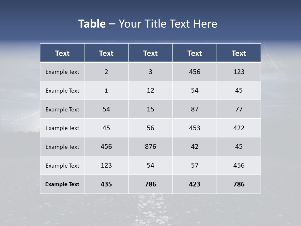 Photography Scenery Ominous PowerPoint Template