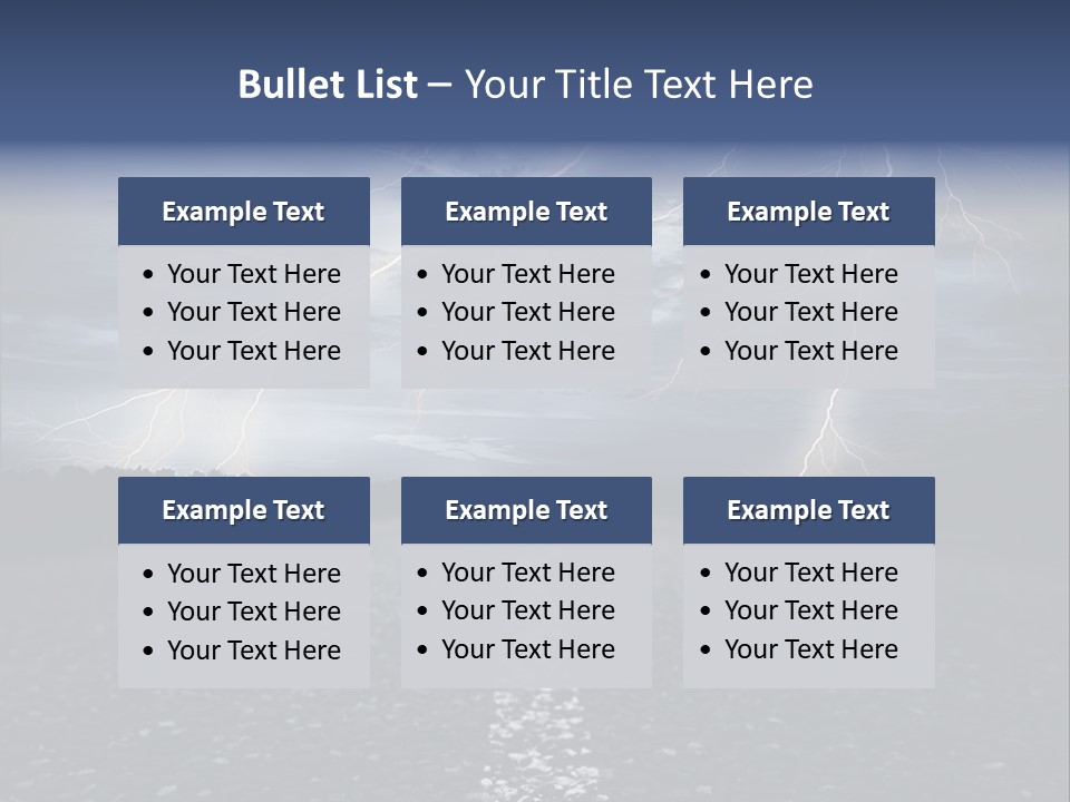 Photography Scenery Ominous PowerPoint Template