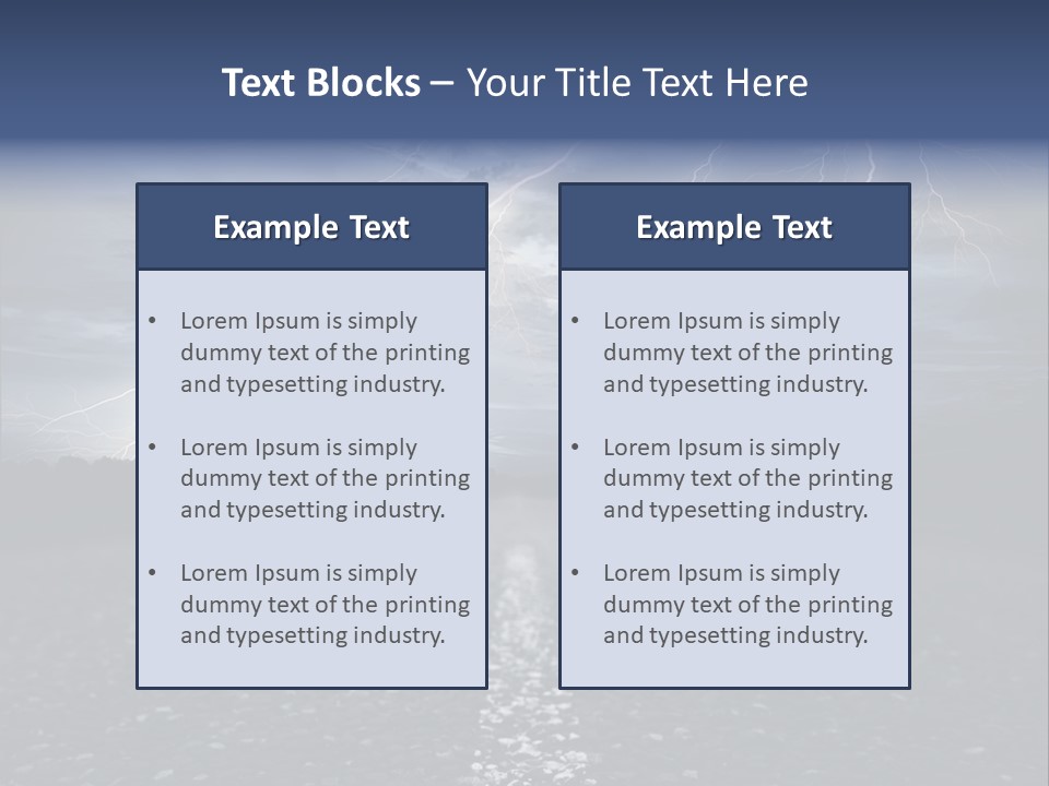 Photography Scenery Ominous PowerPoint Template