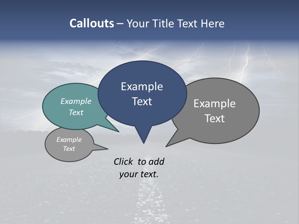 Photography Scenery Ominous PowerPoint Template