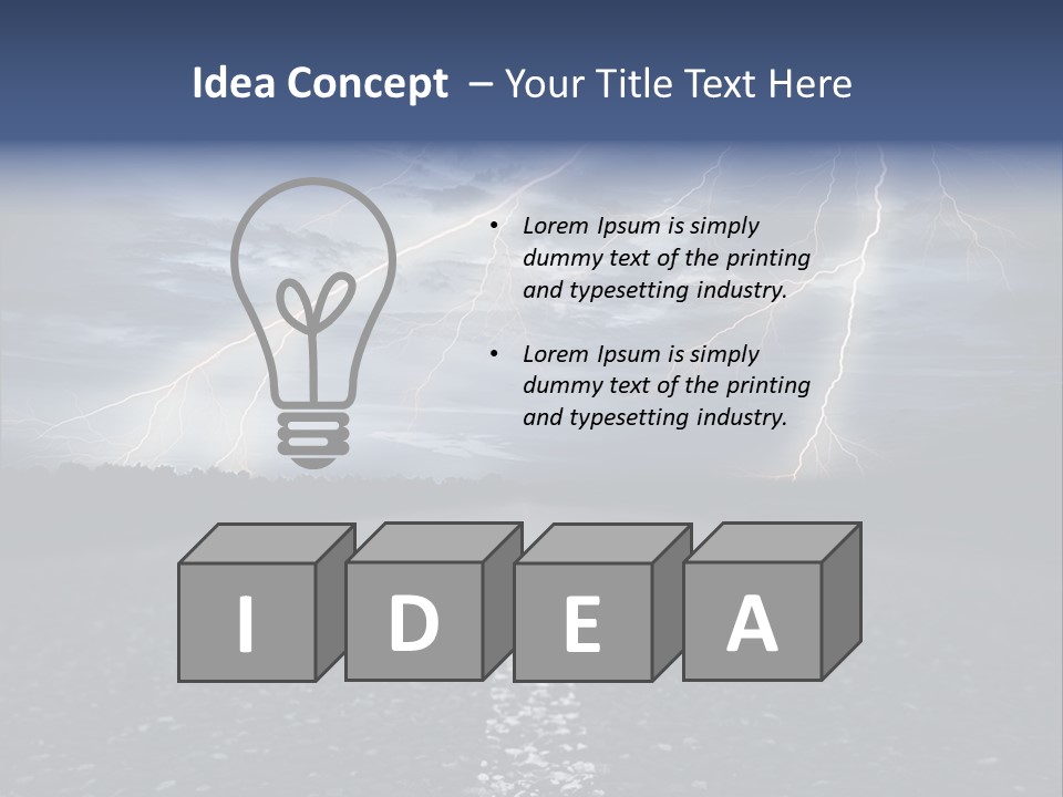 Photography Scenery Ominous PowerPoint Template
