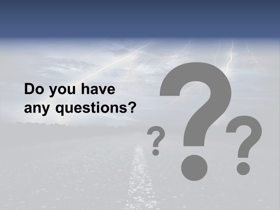 Photography Scenery Ominous PowerPoint Template