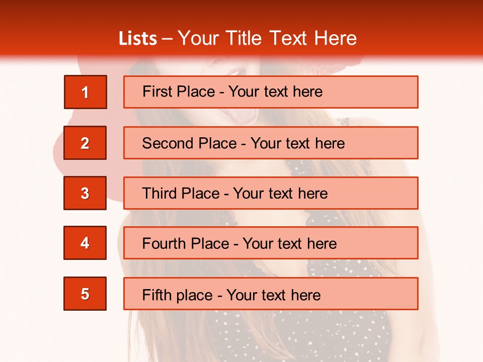 Portrait Person Closeup PowerPoint Template