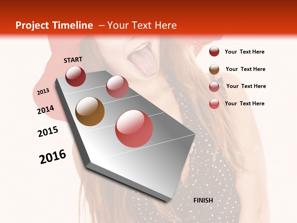 Portrait Person Closeup PowerPoint Template