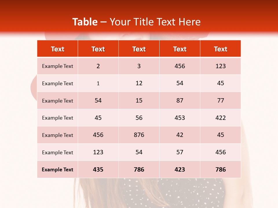 Portrait Person Closeup PowerPoint Template