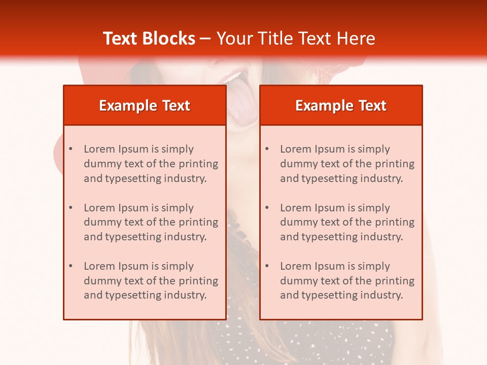 Portrait Person Closeup PowerPoint Template
