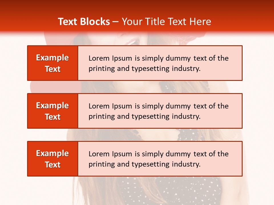 Portrait Person Closeup PowerPoint Template