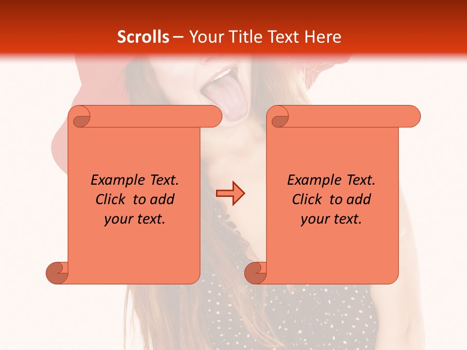 Portrait Person Closeup PowerPoint Template