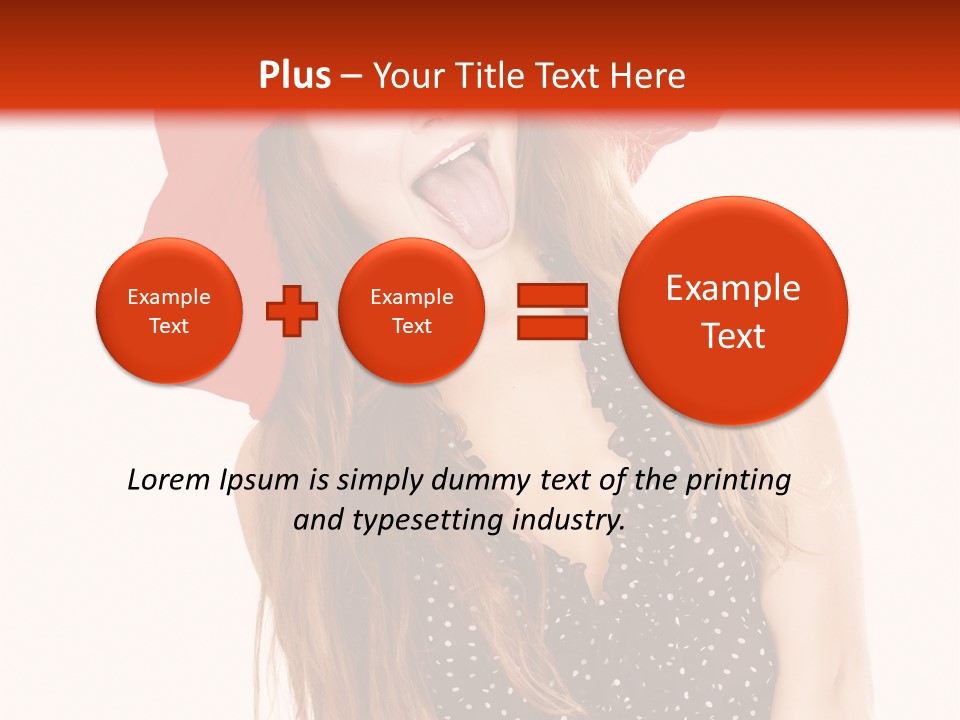 Portrait Person Closeup PowerPoint Template