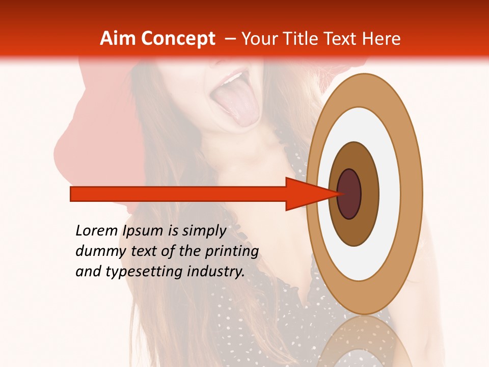 Portrait Person Closeup PowerPoint Template