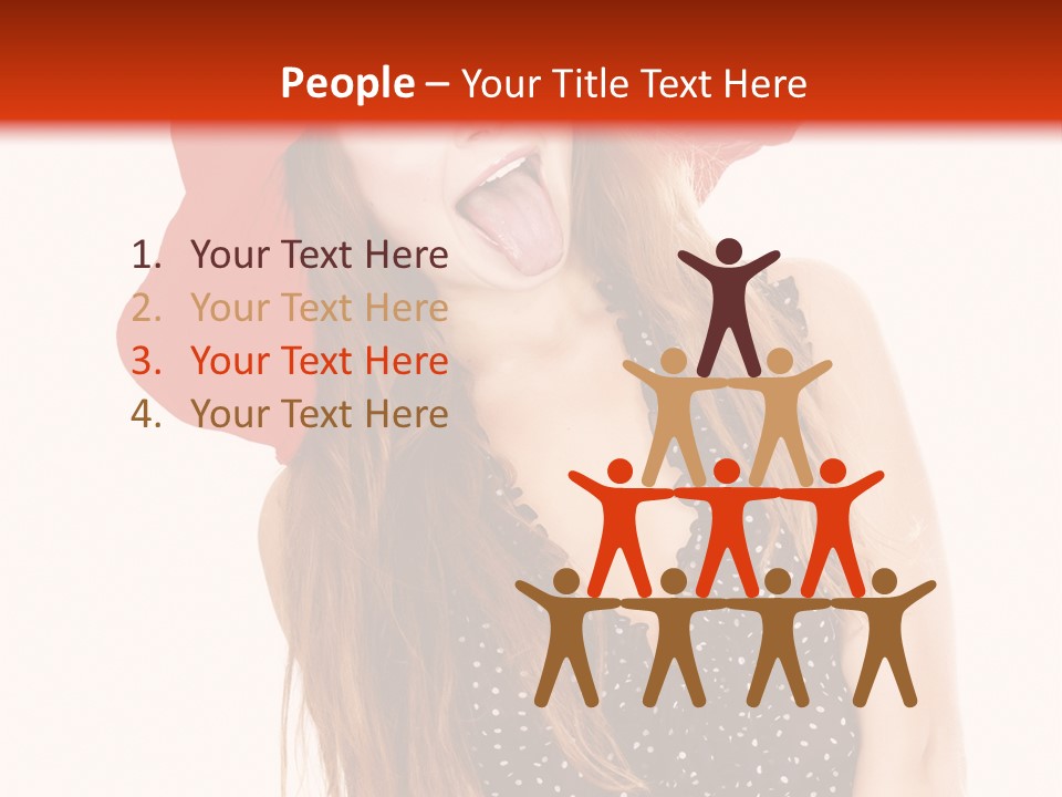 Portrait Person Closeup PowerPoint Template