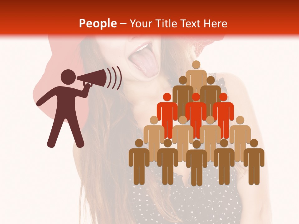 Portrait Person Closeup PowerPoint Template