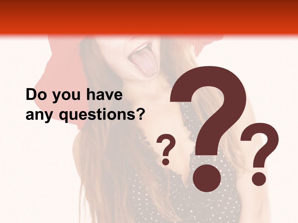 Portrait Person Closeup PowerPoint Template