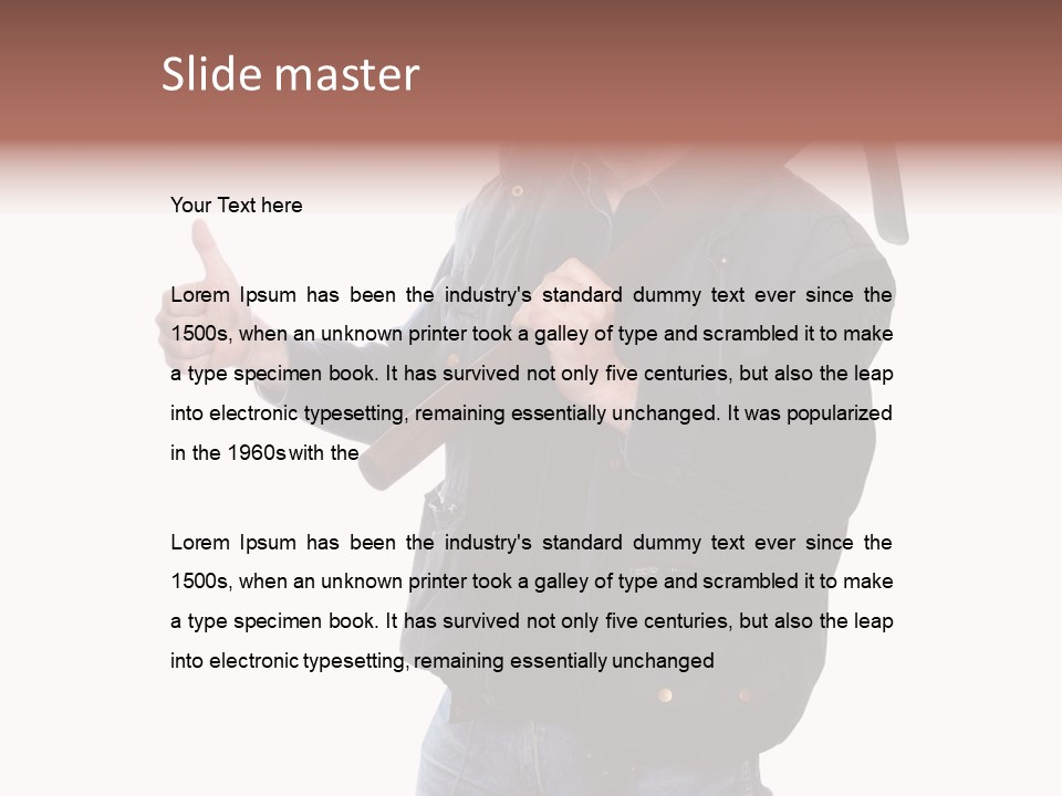 Pick Helmet Guy PowerPoint Template