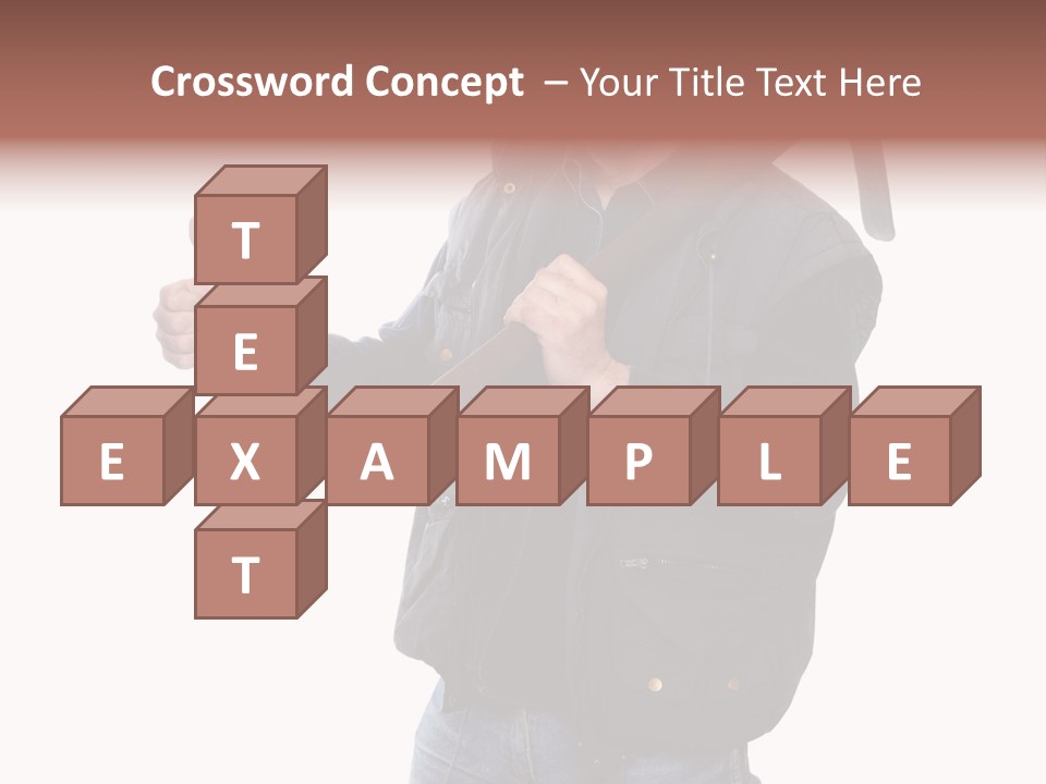 Pick Helmet Guy PowerPoint Template