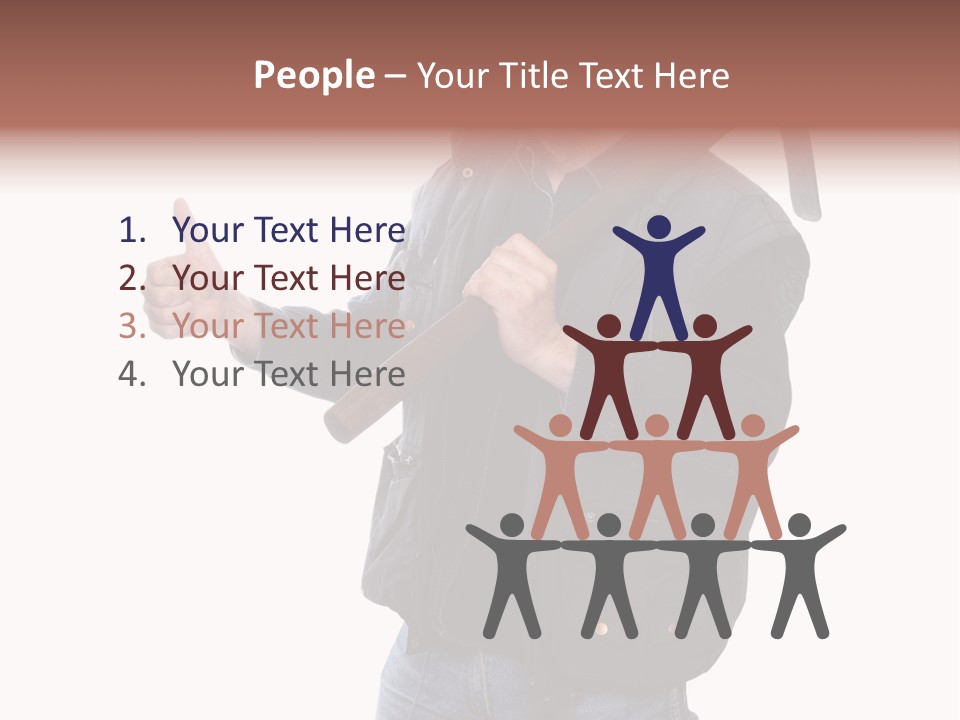 Pick Helmet Guy PowerPoint Template