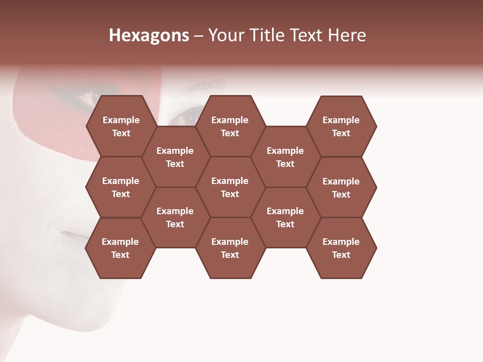 Girl Flag Female PowerPoint Template