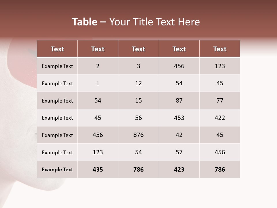 Girl Flag Female PowerPoint Template