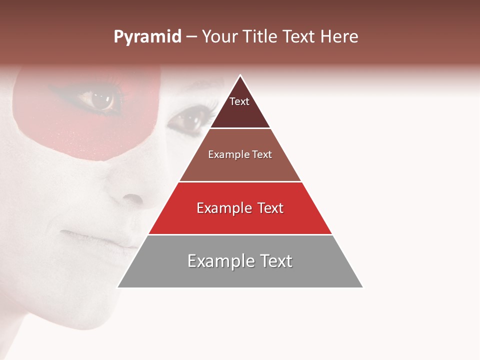 Girl Flag Female PowerPoint Template