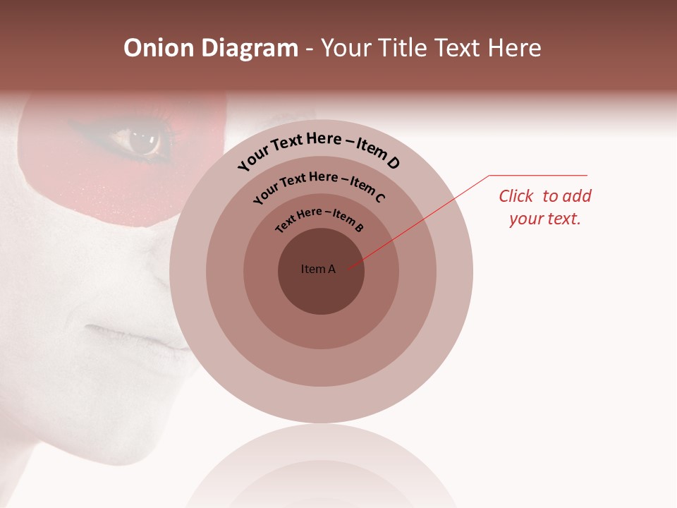 Girl Flag Female PowerPoint Template