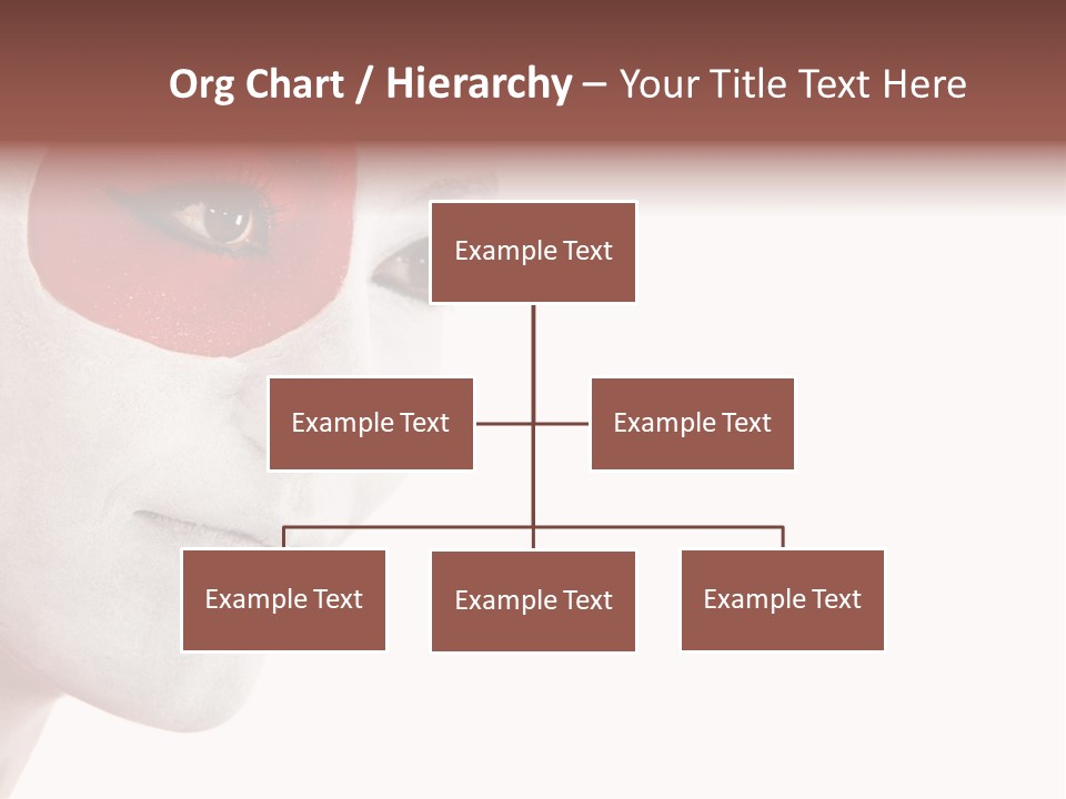 Girl Flag Female PowerPoint Template