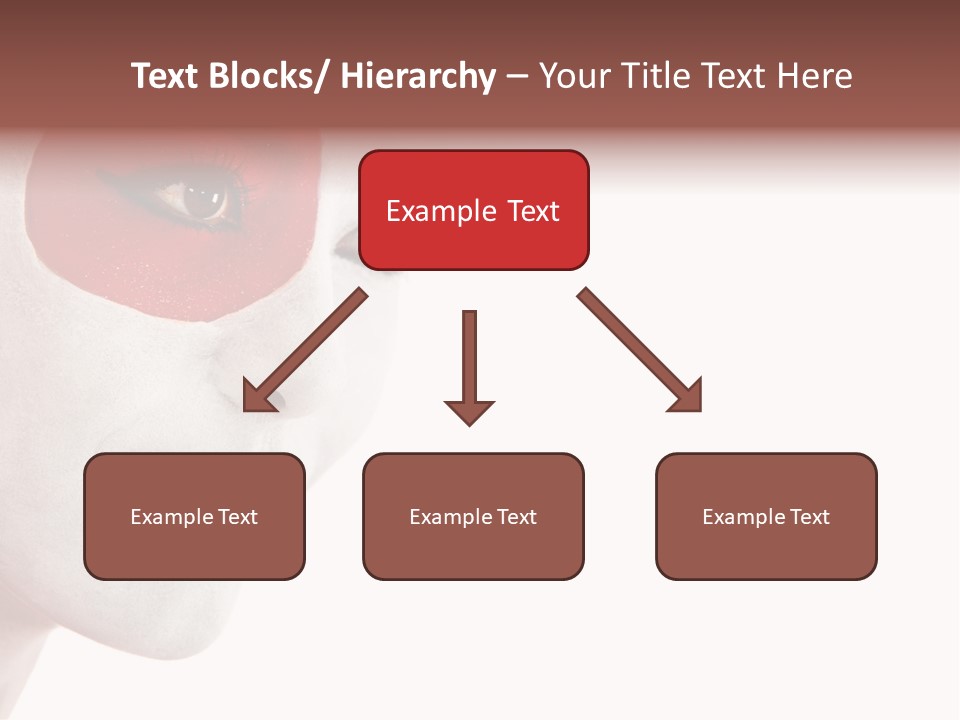 Girl Flag Female PowerPoint Template