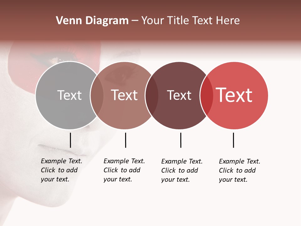 Girl Flag Female PowerPoint Template