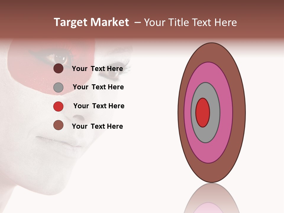 Girl Flag Female PowerPoint Template