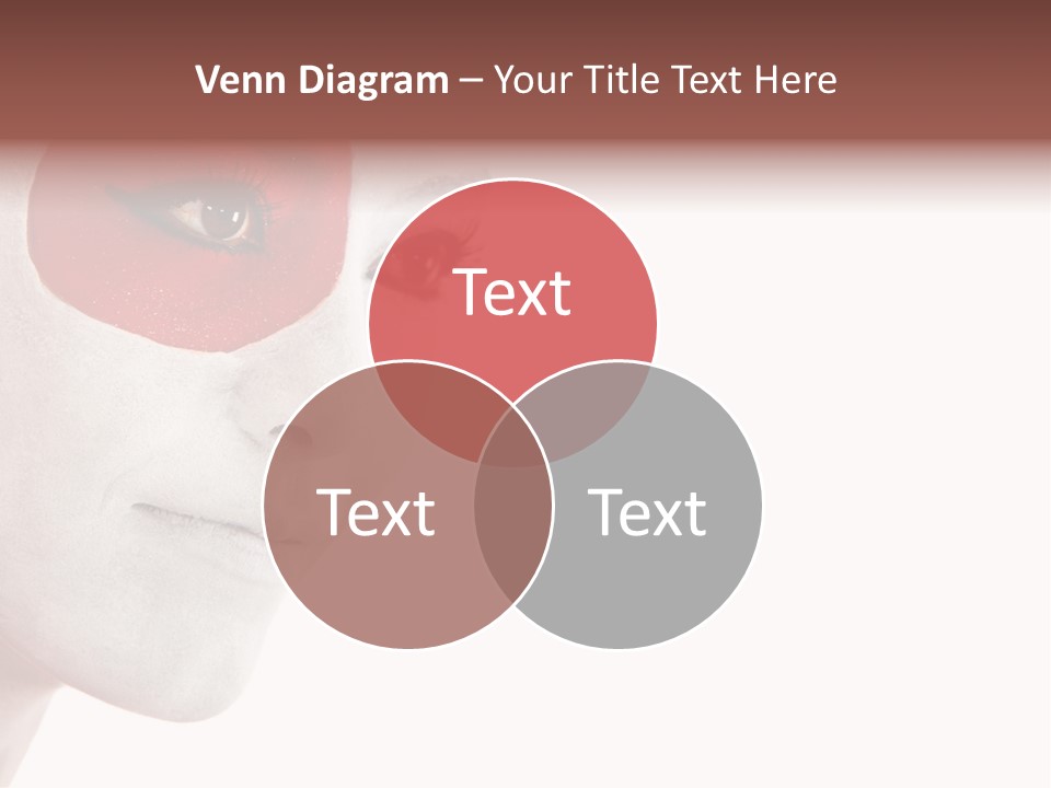 Girl Flag Female PowerPoint Template