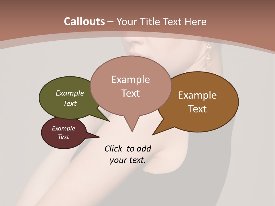 Communication Chair Board PowerPoint Template